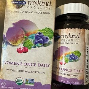 My kind organics whole food women's daily multi vitamin, vegan! Brand new!